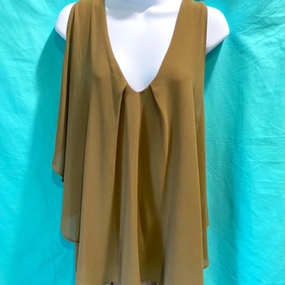 Venice Olive Green Sleeveless Top
